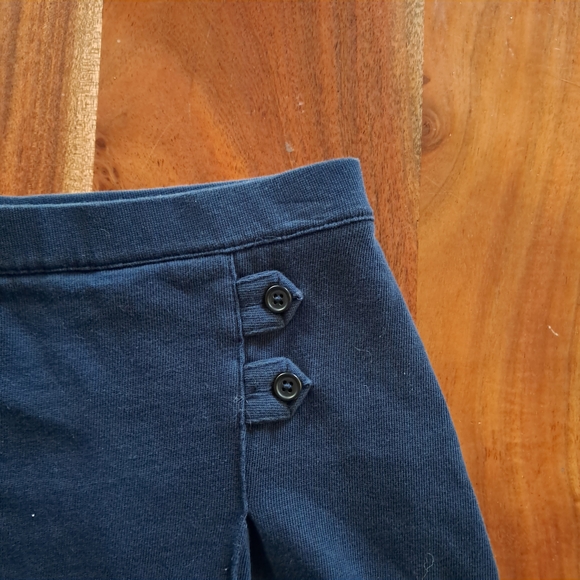 Lands End Dark Blue Skort with Button Detail - Picture 2 of 5